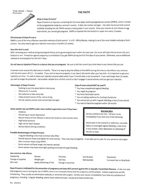 Depo-Provera Consent Form - Blank Fillable Template | Fill Out, Print ...
