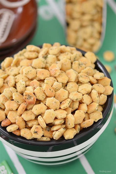 Ranch Oyster Crackers Recipe with Dill - Finding Zest