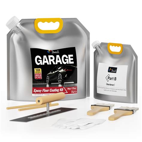 Snapklik.com : Garage Floor Epoxy Kit, Epoxy Garage Floor Coating Kit ...