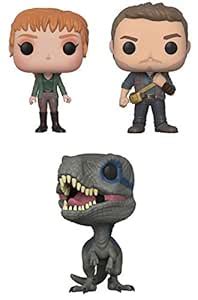 POP Movies Jurassic World Fallen Kingdom Claire, Owen and Blue Vinyl ...