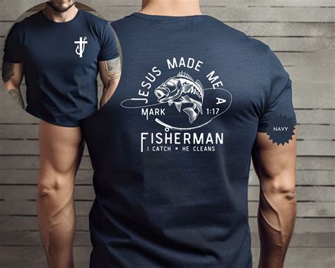 Christian Shirts for Men Christian T Shirts Fisher of Men Christian ...