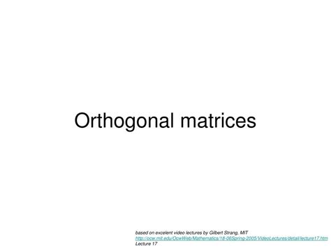 Image result for Orthogonal Examples