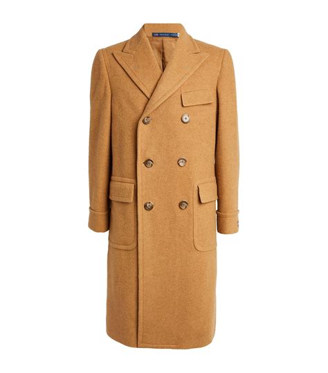 Polo Ralph Lauren Camel Hair The Polo Coat in Natural for Men | Lyst