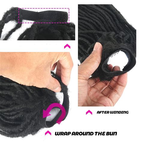 Buy LEOSA Crochet Locs Hair Dreadlock Ponytail New Faux Locs Crochet ...