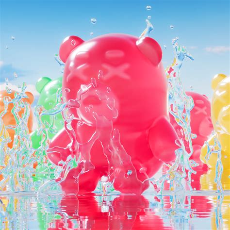 BOOMING BEAR : GUMMY : LED.ART