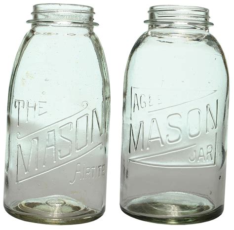 Mason Airtite Agee Half Gallon Preserving Jars - ABCR Auctions