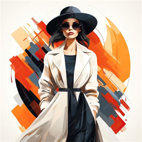 Premium Vector | Flat design vector fashion vector on white background s