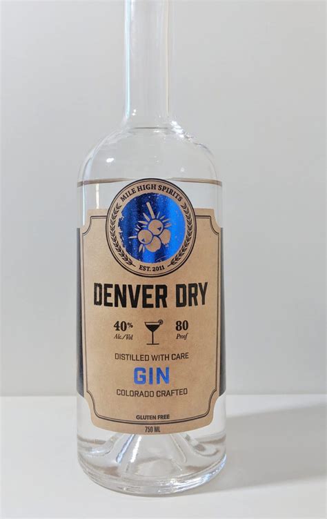 Denver Dry Gin from Mile High Spirits Review and Rating | the GIN is IN