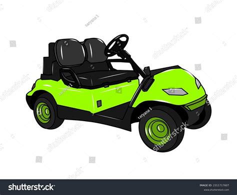 Golf Cart Clip Art Vector