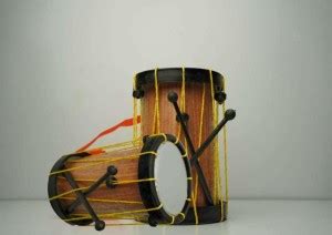 BeUnique Set of 2 Indian Made Kids Drum Musical Toy (Chenda, Dhol) with ...