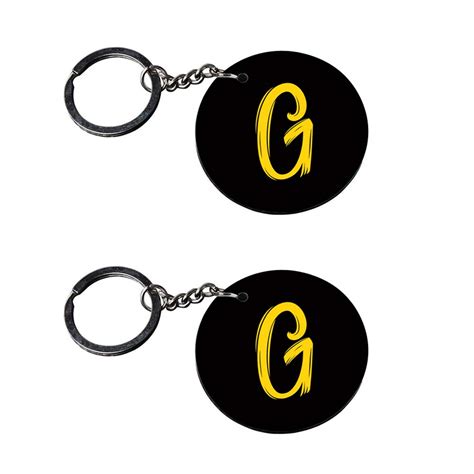 Anuman007 | Alphabet G keychain | keychain jaat Printed Wooden ...