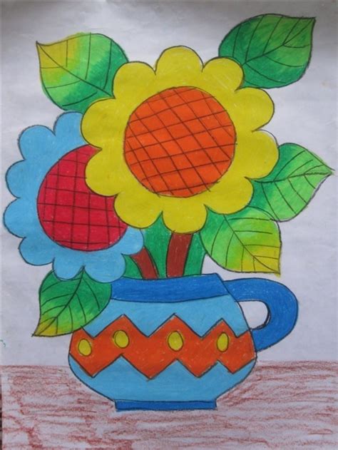 彩色铅笔儿童绘画美术作品欣赏 肉丁儿童网