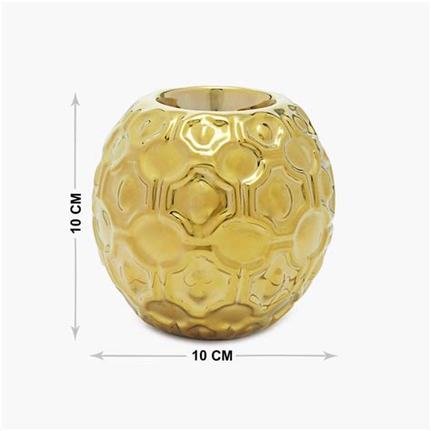 Buy Oval Pattern T-Light Holder from Home Centre at just INR 299.0