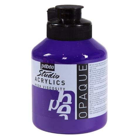 htconline.in| Pebeo Studio Acrylic High Viscosity 500ml Dark Cobalt ...