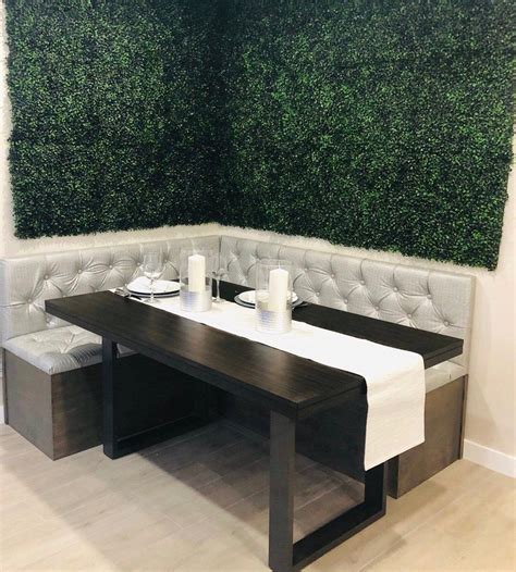 Diamond Tufted L Shape Banquette Bench | Etsy | Banquette seating in ...