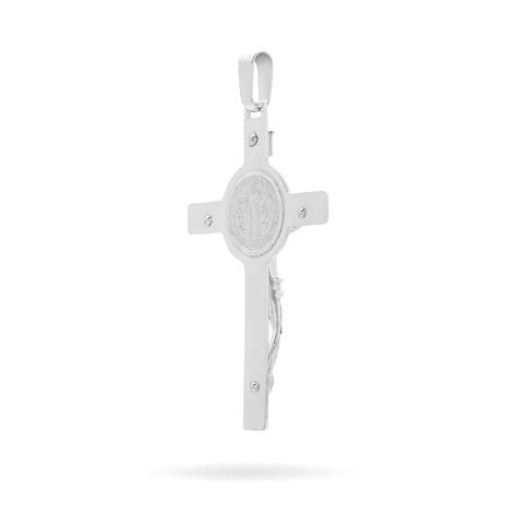 White Gold Pendant Crosses