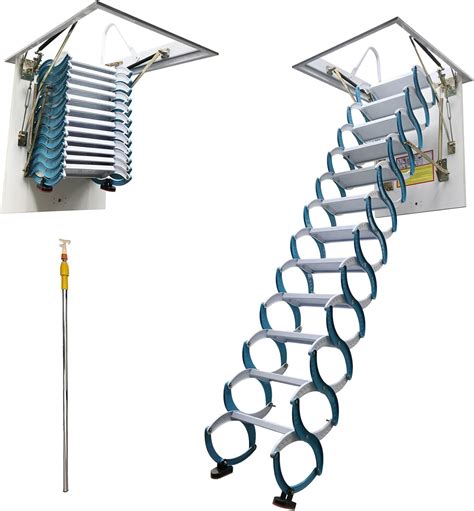 TECHTONGDA Attic Ladder 12 Steps Pull Down Attic India | Ubuy