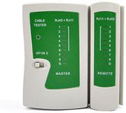GoodsBazaar Network LAN Cable Tester RJ45 / RJ11 / RJ12 / Cat5 Network ...