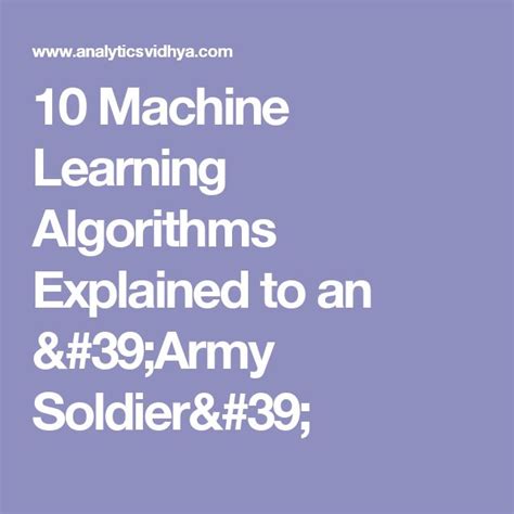 Machine Learning Algorithms Explained 的图像结果