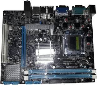 ZEBRONICS G41 Supported Socket 775 RAM DDR3 Motherboard - ZEBRONICS ...
