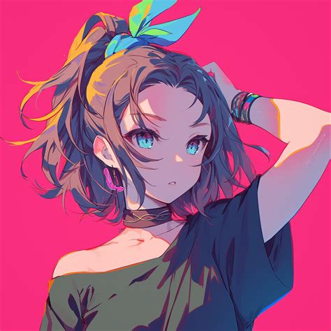 Anime Girl Cool Avatar - Stylish PFP by robokoboto
