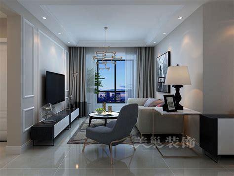 郑州上街第一城90平两室两厅现代简约样板间_设计师亚楠-站酷ZCOOL