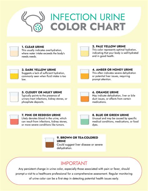 Free Printable Urine Color Charts - WordLayouts