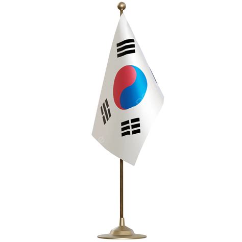 South Korean Flag Pole