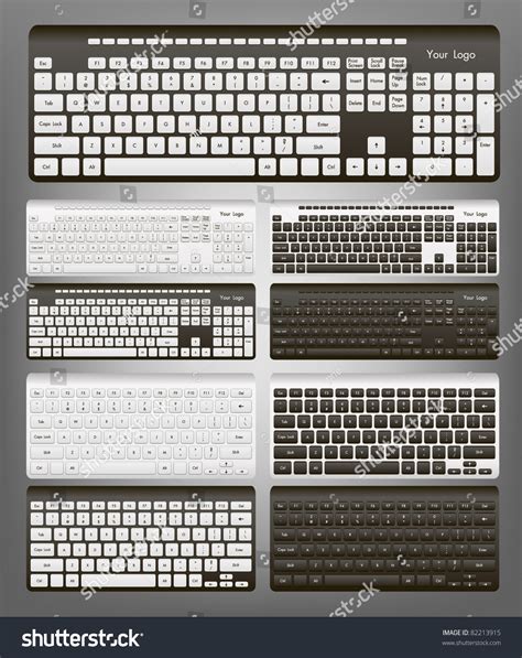 Computer Keyboard Black White 的图像结果