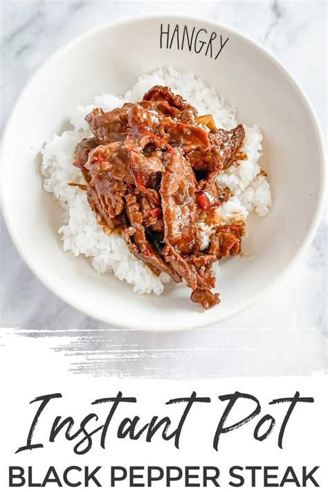 Pepper steak and on sale rice instant pot