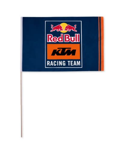 Buy New Oem Ktm Red Bull Ktm Team Racing Flag With Wooden Pole Online ...