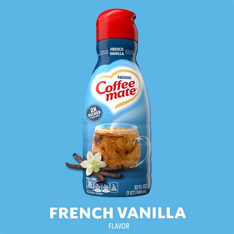 Coffee Mate French Vanilla Liquid Coffee Creamer 32 fl oz Review ...