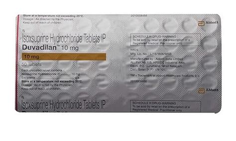 Duvadilan 10 mg- Strip of 50 Tablets : Amazon.in: Health & Personal Care