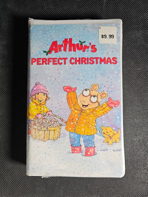 Vintage VHS Arthurs Perfect Christmas Animated New Sealed WGBH ...