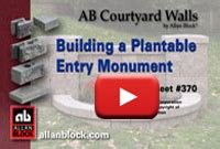 How to Build a Plantable Entry Monument