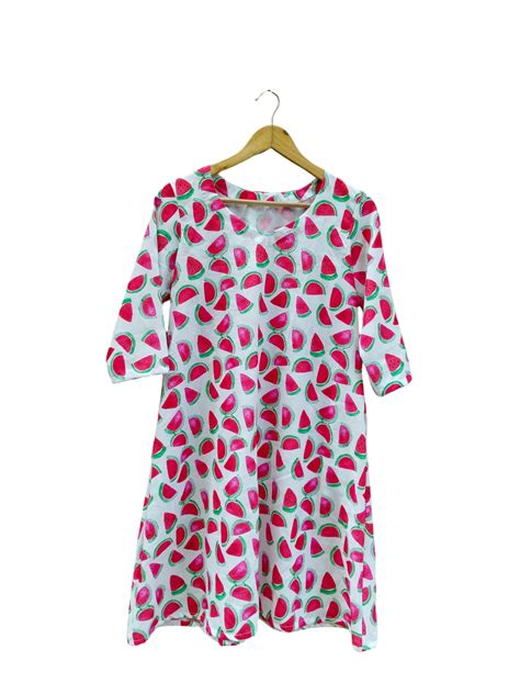 Watermelon Comfort Fit Dress