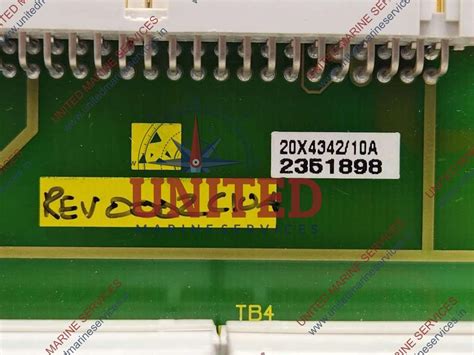 ALSTOM MVC3002-4001 MV3000 DELTA I/O PANEL REV 0001 | United Marine ...