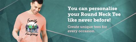 Wear Your Opinion Men's Custom Logo And Back Print Round Neck 100% ...