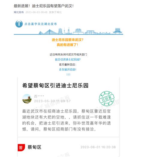 上海迪士尼度假区称落户武汉是假新闻|武汉市|迪士尼_新浪新闻