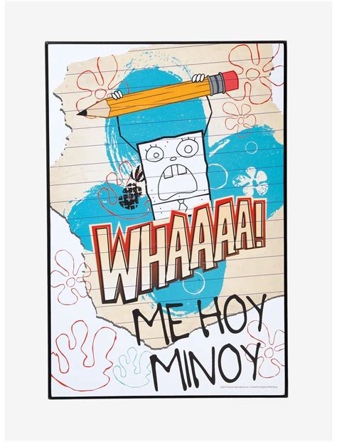 SpongeBob SquarePants DoodleBob Me Hoy Minoy Wood Wall Art | Hot Topic