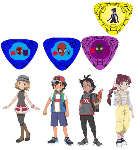 Ash Ketchum and his friends Marvel hero partners by Orcadude on DeviantArt