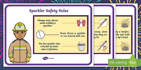 Firefighter Fred's Bonfire Night Safety Display Posters