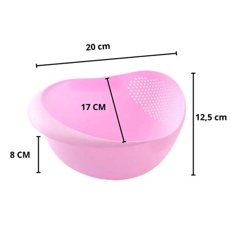 Kitchen Plastic big Rice Bowl Strainer Perfect Size for Storing and ...
