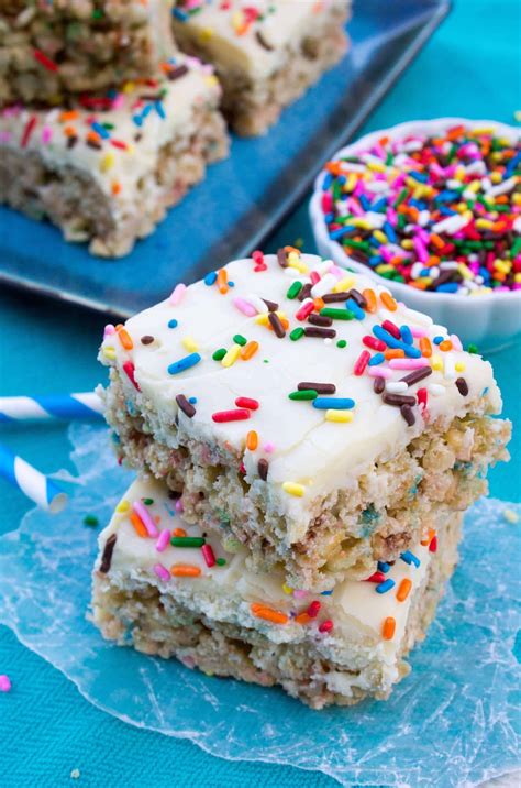Rice Krispie Treat Ice Cream (No Churn) - Sugar Spun Run