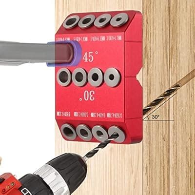 SLIIMU 30 45 90 Degree Angle 4 Sizes Drill Hole India | Ubuy