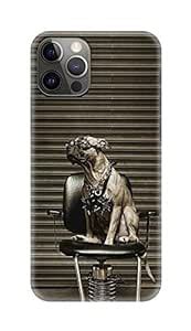 NDCOM for iPhone 12 Pro Back Cover Steampunk Pitbull Dog Printed Hard ...