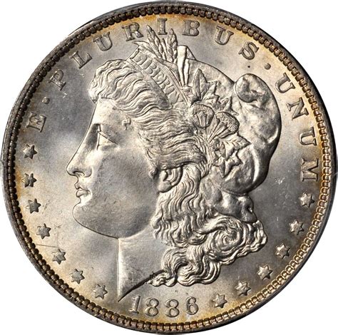 1886 Morgan Silver Dollar. MS-66+ (PCGS).拍卖成交价格及图片- 芝麻开门收藏网