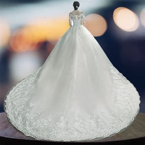 Buy GownLink Full Stitched with Layers Christian Wedding Catholic ...