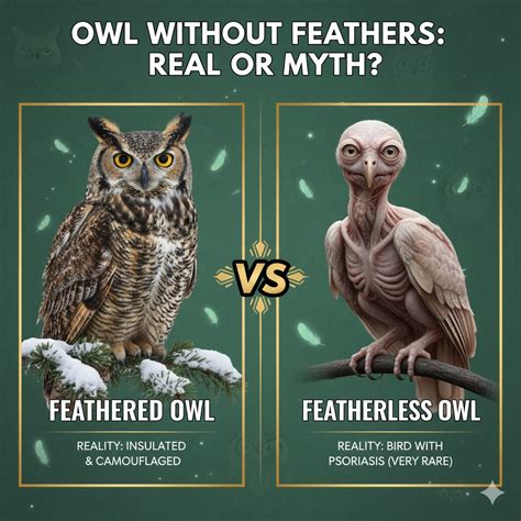 Owl Without Feathers: Featherless Owl — Real or Myth? - Birds News