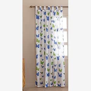 Buy HOMEMONDE Sheer Curtains 10 Feet Long Single Piece - Sun Light ...